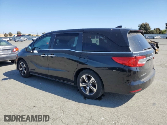 2018 Honda Odyssey Touring with VIN 5FNRL6H80JB065039, listed as a Copart auction lot 54944595 with 81,987 mi miles and Salvage Title. Bid and sale history available at carsss.com. Image 2.