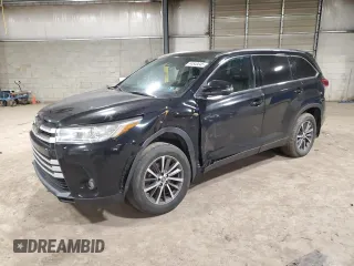 2019 Toyota Highlander SE with VIN 5TDJZRFH7KS608156, listed as a Copart auction lot 44540045 with 164,160 mi miles and Salvage Title. Bid and sale history available at carsss.com. Image 1.