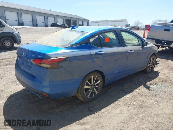 2021 Nissan Versa SV with VIN 3N1CN8EV8ML813616, listed as a IAAI auction lot 42043883 with 79,084 mi miles and . Bid and sale history available at DreamBid. Image 4.