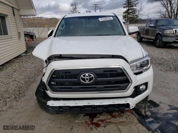 2016 Toyota Tacoma SR with VIN 5TFSX5EN5GX046219, listed as a Copart auction lot 47648335 with 17,183 mi miles and Salvage Title. Bid and sale history available at carsss.com. Image 5.