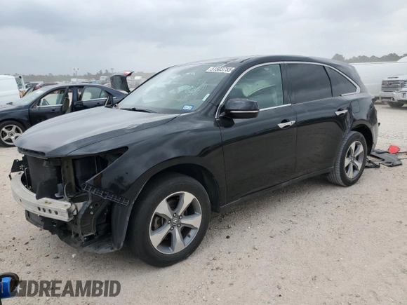 2014 Acura MDX z VIN 5FRYD3H24EB001822, wystawiony jako Copart lot #51503755 z przebiegiem 127 230 mil mil oraz Szkoda całkowita • Salvage title. Historia ofert i sprzedaży dostępna na DreamBid. Obrazek 1.