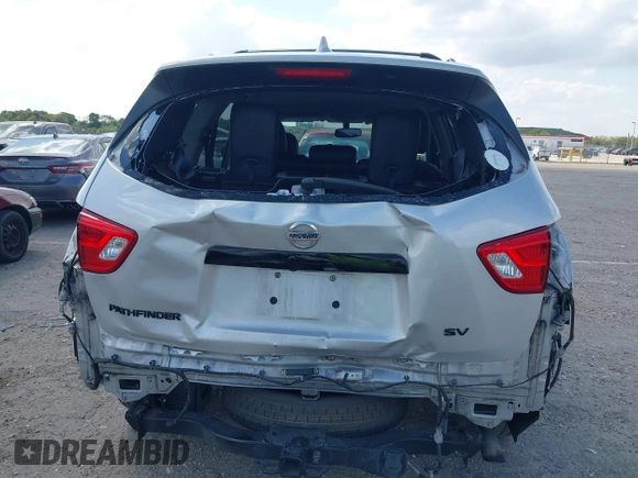 2019 Nissan Pathfinder S z VIN 5N1DR2MN4KC637723, wystawiony jako IAAI lot #41813351 z przebiegiem 100 227 mil mil oraz . Historia ofert i sprzedaży dostępna na DreamBid. Obrazek 17.