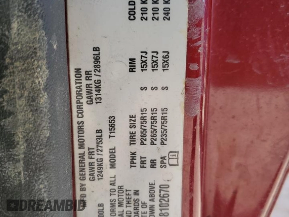 2005 GMC Canyon SLE Z71 with VIN 1GTDT196758102670, listed as a Copart auction lot 83826734 with 91,979 mi miles and Salvage Title. Bid and sale history available at carsss.com. Image 13.