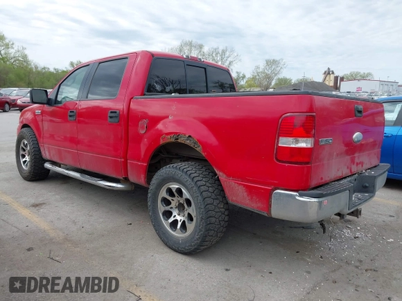 2005 Ford F-150 XLT with VIN 1FTPW12505FB56152, listed as a IAAI auction lot 42034990 with 257,822 mi miles. Bid and sale history available at carsss.com. Image 3.