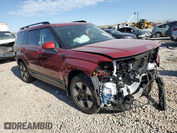 2024 Hyundai Santa Fe Hybrid SEL with VIN 5NMP2DG14RH001907, listed as a Copart auction lot 58700384 with 1,524 mi miles and Salvage Title. Bid and sale history available at carsss.com. Image 4.
