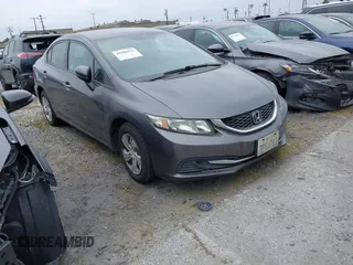 2015 Honda Civic Sedan LX with VIN 19XFB2E50FE078346, listed as a IAAI auction lot 41906523 with 68,013 mi miles. Bid and sale history available at carsss.com. Image 1.