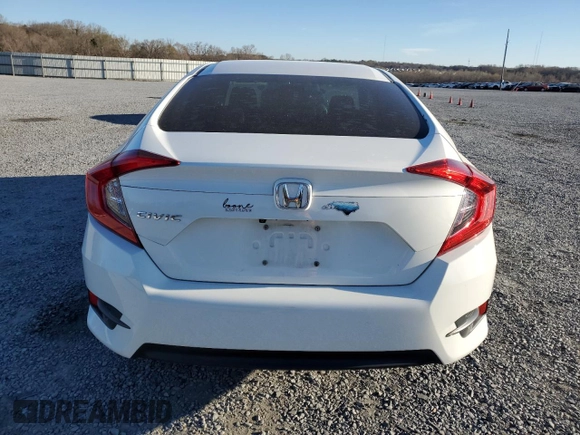 2018 Honda Civic Sedan LX with VIN 19XFC2F56JE004353, listed as a Copart auction lot 49499755 with 83,465 mi miles and Salvage Title. Bid and sale history available at carsss.com. Image 6.