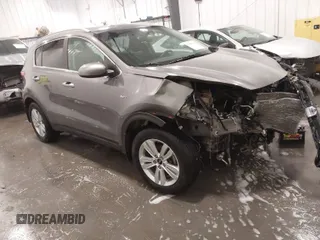 2017 Kia Sportage LX z VIN KNDPMCAC9H7260493, wystawiony jako IAAI lot #41855393 z przebiegiem 130 860 mil mil oraz . Historia ofert i sprzedaży dostępna na DreamBid. Obrazek 1.