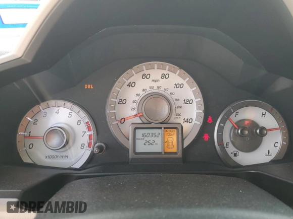 2012 Honda Pilot EX-L with VIN 5FNYF3H68CB034298, listed as a Copart auction lot 53504215 with 160,352 mi miles and Salvage title. Bid and sale history available at DreamBid. Image 9.