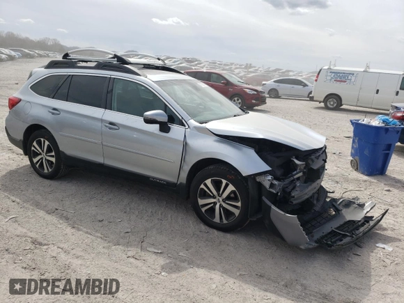 2018 Subaru Outback Limited with VIN 4S4BSANC5J3252303, listed as a Copart auction lot 47106085 with 89,084 mi miles and Salvage Title. Bid and sale history available at carsss.com. Image 4.