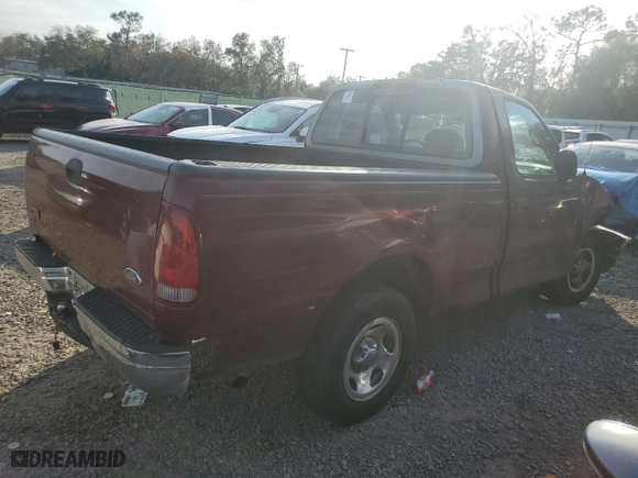 1998 Ford F-150 Standard with VIN 1FTZF1729WNB29448, listed as a Copart auction lot 42990815 with 212,647 mi miles and Salvage Title. Bid and sale history available at carsss.com. Image 3.