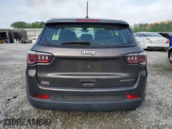 2017 Jeep Compass Sport z VIN 3C4NJCAB3HT652548, wystawiony jako Copart lot #55125455 z przebiegiem 146 302 mil mil oraz Szkoda całkowita • Salvage title. Historia ofert i sprzedaży dostępna na DreamBid. Obrazek 6.