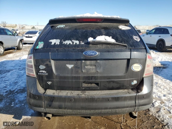 2008 Ford Edge SE with VIN 2FMDK36C28BA48846, listed as a Copart auction lot 88116005 with 0 mi miles and Salvage Title. Bid and sale history available at carsss.com. Image 6.