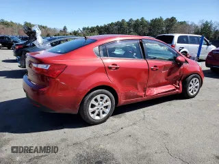 2014 Kia Rio LX with VIN KNADM4A32E6385200, listed as a Copart auction lot 52072335 with 94,790 mi miles and Salvage Title. Bid and sale history available at DreamBid. Image 3.