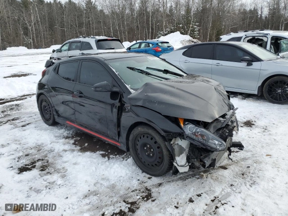 2020 Hyundai Veloster N with VIN KMHT36AH1LU007074, listed as a Copart auction lot 86286754 with 65,985 mi miles and Salvage Title. Bid and sale history available at carsss.com. Image 4.