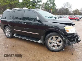 2014 Nissan Armada Platinum z VIN 5N1BA0NF2EN609552, wystawiony jako IAAI lot #41538066 z przebiegiem 152 230 mil mil oraz . Historia ofert i sprzedaży dostępna na DreamBid. Obrazek 1.