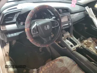 2018 Honda Civic LX with VIN 19XFC2F50JE205598, listed as a Copart auction lot 46162545 with 136,835 mi miles and Salvage Title. Bid and sale history available at DreamBid. Image 8.