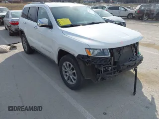 2015 Jeep Grand Cherokee Limited with VIN 1C4RJFBGXFC100325, listed as a IAAI auction lot 41700909 with 1 mi miles. Bid and sale history available at carsss.com. Image 1.