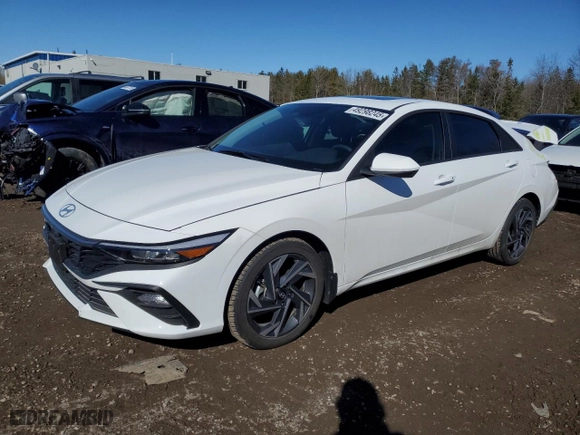 2025 Hyundai Elantra SEL Sport with VIN KMHLM4DG3SU874916, listed as a Copart auction lot 49298245 with 4,615 mi miles and Salvage Title. Bid and sale history available at carsss.com. Image 1.