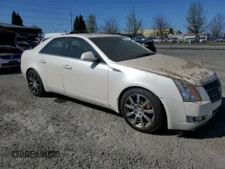 2008 Cadillac CTS AWD with VIN 1G6DP57V680122081, listed as a Copart auction lot 52195075 with 74,304 mi miles and Salvage Title. Bid and sale history available at DreamBid. Image 4.