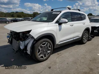 2022 Hyundai Santa Fe Hybrid Limited with VIN KM8S5DA18NU024602, listed as a Copart auction lot 70199524 with 30,780 mi miles and Salvage Title. Bid and sale history available at carsss.com. Image 1.