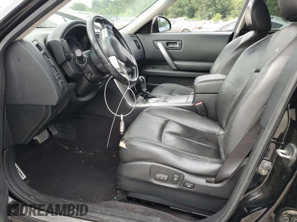 2008 Infiniti FX with VIN JNRAS08W28X208178, listed as a Copart auction lot 62330405 with 228,371 mi miles and Salvage title. Bid and sale history available at DreamBid. Image 7.