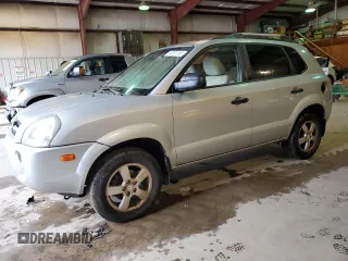 2008 Hyundai Tucson GLS with VIN KM8JM12B78U876237, listed as a Copart auction lot 44781155 with 205,976 mi miles and Salvage Title. Bid and sale history available at carsss.com. Image 1.