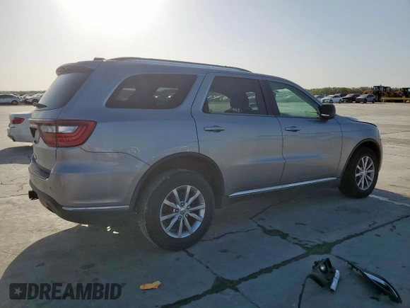 2018 Dodge Durango SXT with VIN 1C4RDJAG9JC330796, listed as a Copart auction lot 49959175 with 107,140 mi miles and Salvage Title. Bid and sale history available at DreamBid. Image 3.