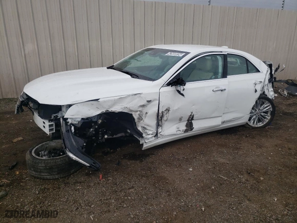 2023 Cadillac CT4 Premium Luxury with VIN 1G6DF5RK2P0122793, listed as a Copart auction lot 42668694 with 18,101 mi miles and Non Repairable. Bid and sale history available at carsss.com. Image 1.