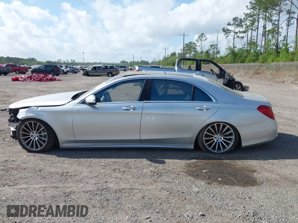 2015 Mercedes-Benz S-Class S 550 with VIN WDDUG8CB4FA094398, listed as a IAAI auction lot 41954289 with 1 mi miles. Bid and sale history available at carsss.com. Image 14.