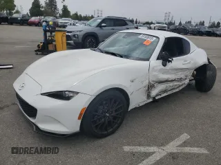 2020 Mazda MX-5 Miata Club with VIN JM1NDAL75L0417028, listed as a Copart auction lot 59763615 with Not provided miles and Salvage title. Bid and sale history available at DreamBid. Image 1.