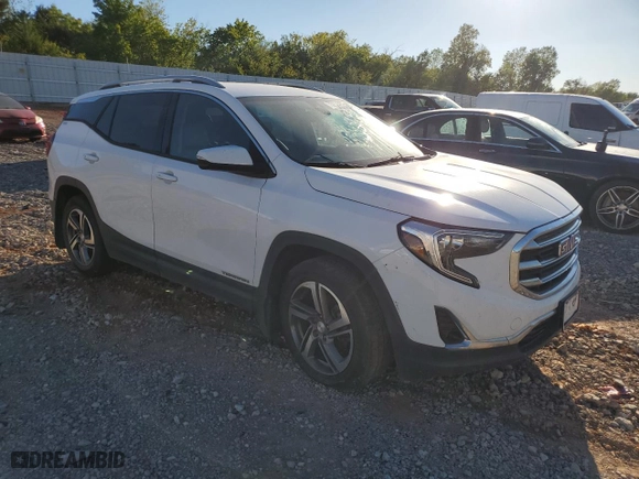 2018 GMC Terrain SLT with VIN 3GKALPEV3JL359862, listed as a Copart auction lot 73224464 with 0 mi miles and Salvage Title. Bid and sale history available at carsss.com. Image 4.