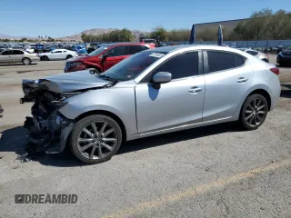 2018 Mazda 3 Grand Touring with VIN 3MZBN1W37JM175794, listed as a Copart auction lot 50764065 with 76,579 mi miles and Salvage Title. Bid and sale history available at carsss.com. Image 1.