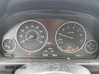2015 BMW 3 Series 320i xDrive with VIN WBA3C3G51FNT51452, listed as a Copart auction lot 55426245 with 81,001 mi miles and Salvage title. Bid and sale history available at DreamBid. Image 9.