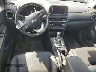 2021 Hyundai Kona Ultimate with VIN KM8K5CA54MU643998, listed as a Copart auction lot 59370584 with 33,087 mi miles and Salvage Title. Bid and sale history available at carsss.com. Image 8.