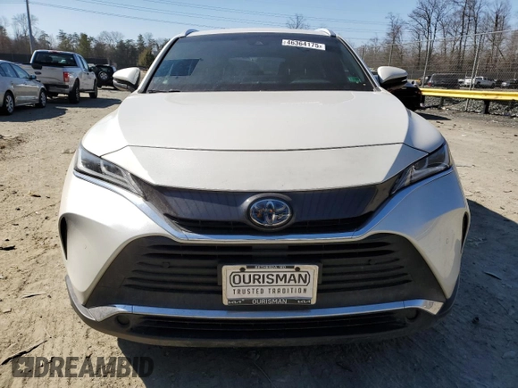 2021 Toyota Venza LE with VIN JTEAAAAH6MJ045273, listed as a Copart auction lot 46364175 with 41,384 mi miles and Salvage Title. Bid and sale history available at carsss.com. Image 5.