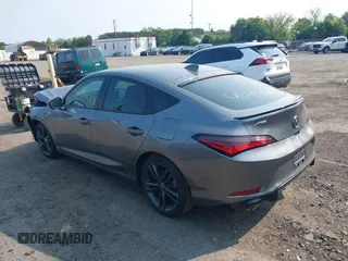 2023 Acura Integra w/A-Spec Package with VIN 19UDE4H39PA025767, listed as a IAAI auction lot 42414288 with 24,125 mi miles and . Bid and sale history available at DreamBid. Image 3.