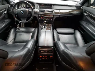 2013 BMW 7 Series 750i with VIN WBAYA8C54DC996569, listed as a Copart auction lot 74199774 with 107,871 mi miles and Salvage Title. Bid and sale history available at DreamBid. Image 8.