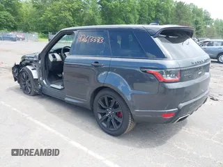 2022 Land Rover Range Rover Sport HST with VIN SALWS2RUXNA205731, listed as a IAAI auction lot 42613333 with 32,845 mi miles and . Bid and sale history available at DreamBid. Image 3.