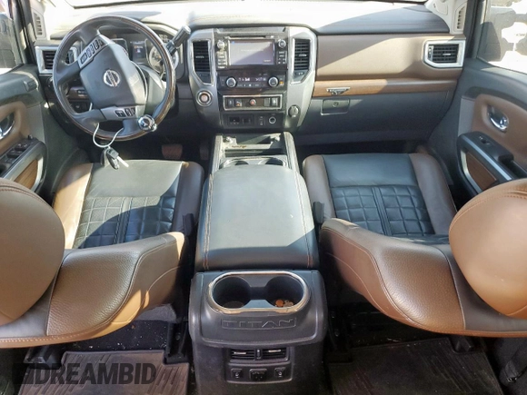 2016 Nissan Titan SV with VIN 1N6BA1F28GN505671, listed as a Copart auction lot 57512795 with 110,050 mi miles and Clean title. Bid and sale history available at DreamBid. Image 8.