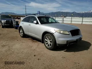 2007 Infiniti FX with VIN JNRAS08W87X210614, listed as a Copart auction lot 54329485 with 243,317 mi miles and Salvage title. Bid and sale history available at DreamBid. Image 14.