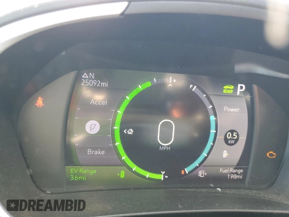 2019 Chevrolet Volt LT with VIN 1G1RC6S57KU124619, listed as a Copart auction lot 45668115 with 25,092 mi miles and Salvage Title. Bid and sale history available at carsss.com. Image 9.