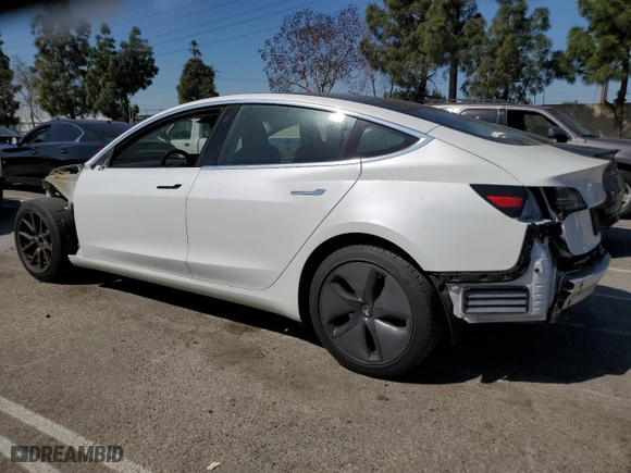 2020 Tesla Model 3 Standard Range Plus with VIN 5YJ3E1EA4LF631538, listed as a Copart auction lot 51926995 with 91,357 mi miles and Salvage Title. Bid and sale history available at carsss.com. Image 2.