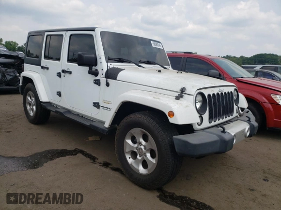 2015 Jeep Wrangler Unlimited Sahara z VIN 1C4BJWEG6FL627890, wystawiony jako Copart lot #58080945 z przebiegiem 145 941 mil mil oraz Szkoda całkowita • Salvage title. Historia ofert i sprzedaży dostępna na DreamBid. Obrazek 4.