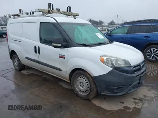 2016 Ram ProMaster City Cargo Tradesman with VIN ZFBERFAT5G6B58242, listed as a IAAI auction lot 41641165 with 165,220 mi miles. Bid and sale history available at carsss.com. Image 1.