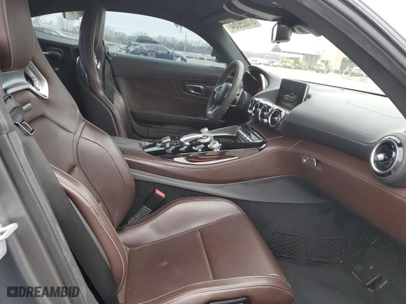 2017 Mercedes-Benz AMG GT with VIN WDDYJ7JA8HA010688, listed as a Copart auction lot 87009064 with 45,349 mi miles and Salvage Title. Bid and sale history available at carsss.com. Image 11.