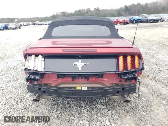 2017 Ford Mustang V6 with VIN 1FATP8EM2H5335476, listed as a Copart auction lot 43385465 with 76,027 mi miles and Salvage Title. Bid and sale history available at carsss.com. Image 6.
