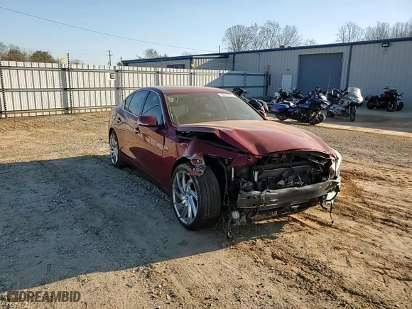 2016 Infiniti Q50 3.0t Premium with VIN JN1EV7AR0GM342616, listed as a Copart auction lot 46418185 with 83,413 mi miles and Salvage Title. Bid and sale history available at carsss.com. Image 11.