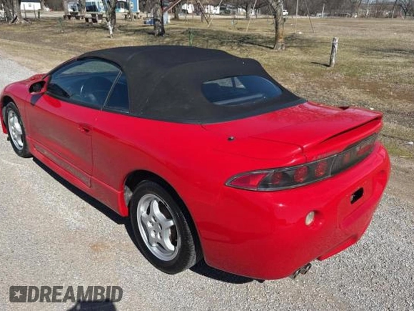 1998 Mitsubishi Eclipse GS with VIN 4A3AX35G7WE012565, listed as a Copart auction lot 47090225 with 91,716 mi miles and Clean Title. Bid and sale history available at carsss.com. Image 3.