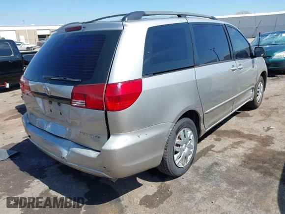 2005 Toyota Sienna CE with VIN 5TDZA23CX5S322655, listed as a IAAI auction lot 41884933 with 181,496 mi miles. Bid and sale history available at carsss.com. Image 4.